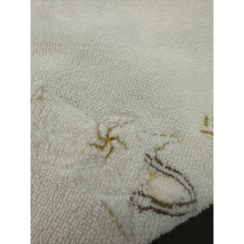 Christmas/Winter Angel Peace Beige Blue Gold Hand Towel‎ 2pc Set Hand Towel Set